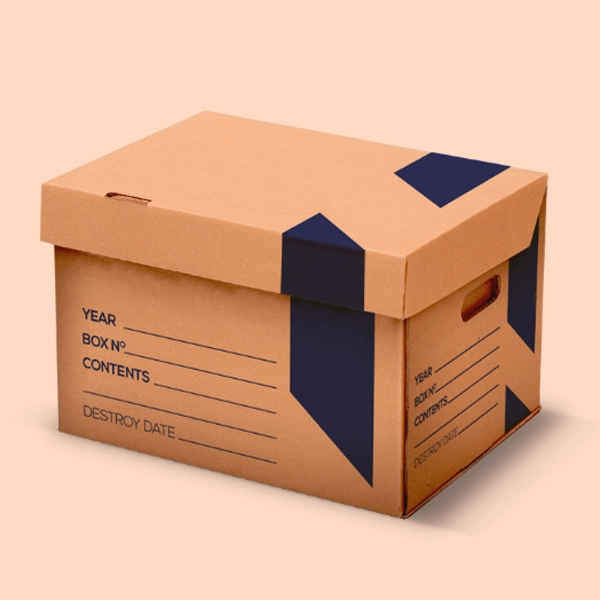 Custom File Storage Corrugated Boxes