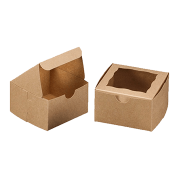 Custom Printed Brown Bakery Boxes