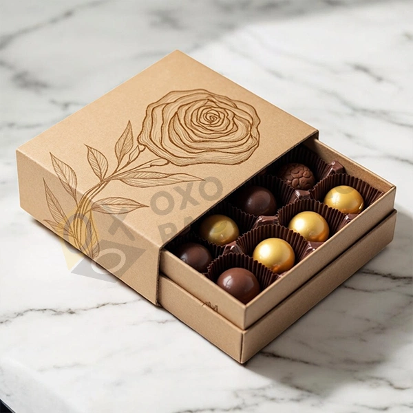 Custom Chocolate Cardboard Boxes