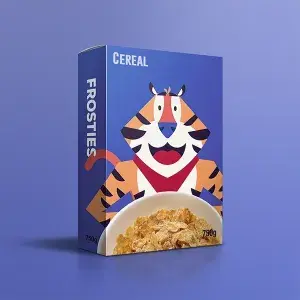 CUSTOM COLORFUL CEREAL BOXES