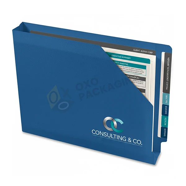 corner cut folders ideas