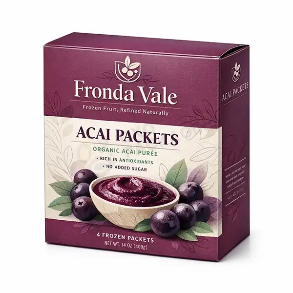 custom frozen acai boxes