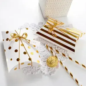 Custom Printed Gift Pillow Boxes
