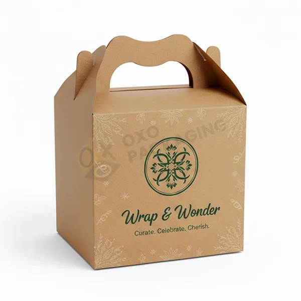 custom kraft gable boxes