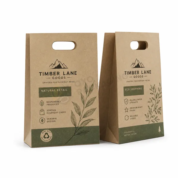 die cut handle bags