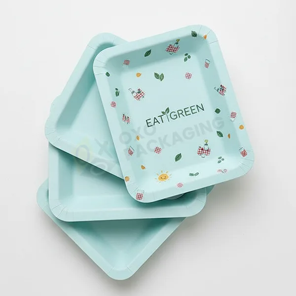 disposable plates with logo