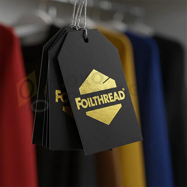 Custom Foil Hang Tags