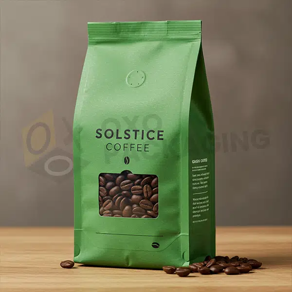 green coffee packaging