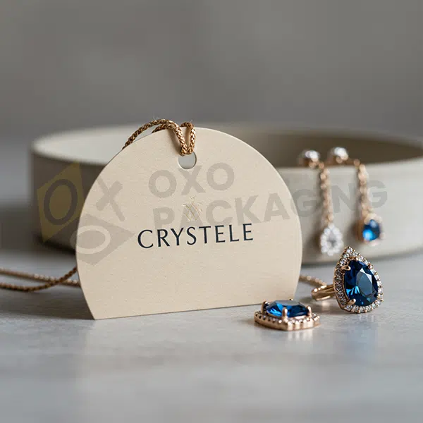 Custom Half Circle Hang Tags