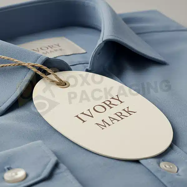 Custom Oval Hang Tags