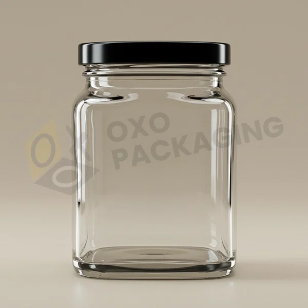 Square Glass Jars