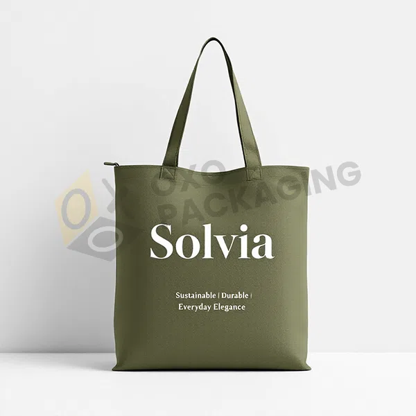 Tote bags with zipper